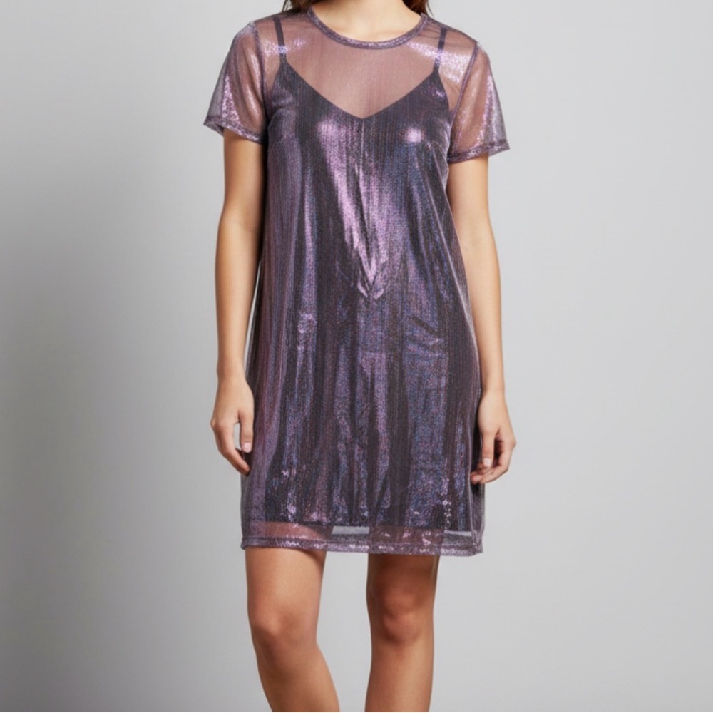Forever 21 Holographic Tunic, Size S